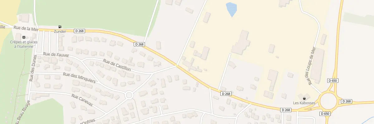 Plan du 68A Rue de la Mer à Gouville-sur-Mer