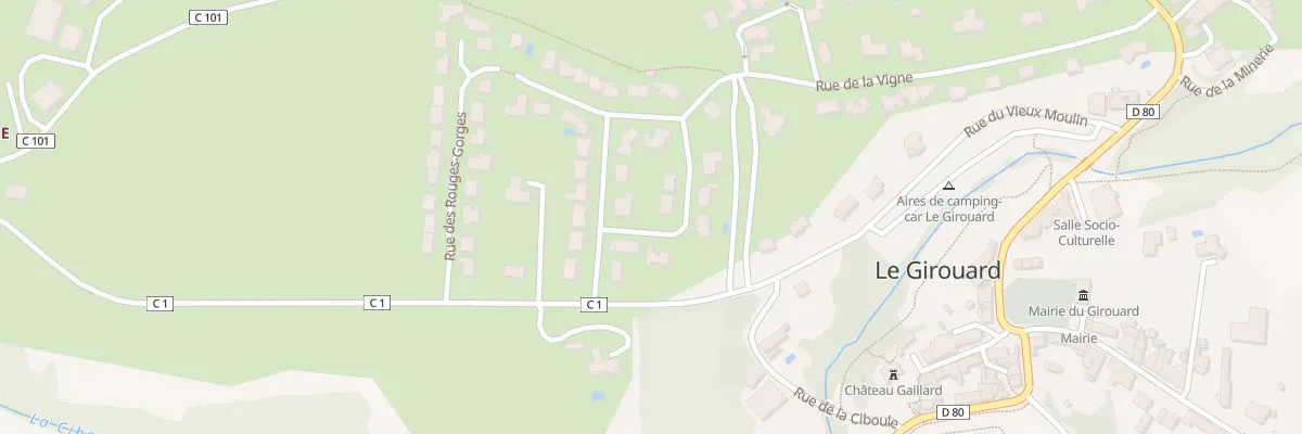 Plan du 1 Rue des Mésanges au Girouard