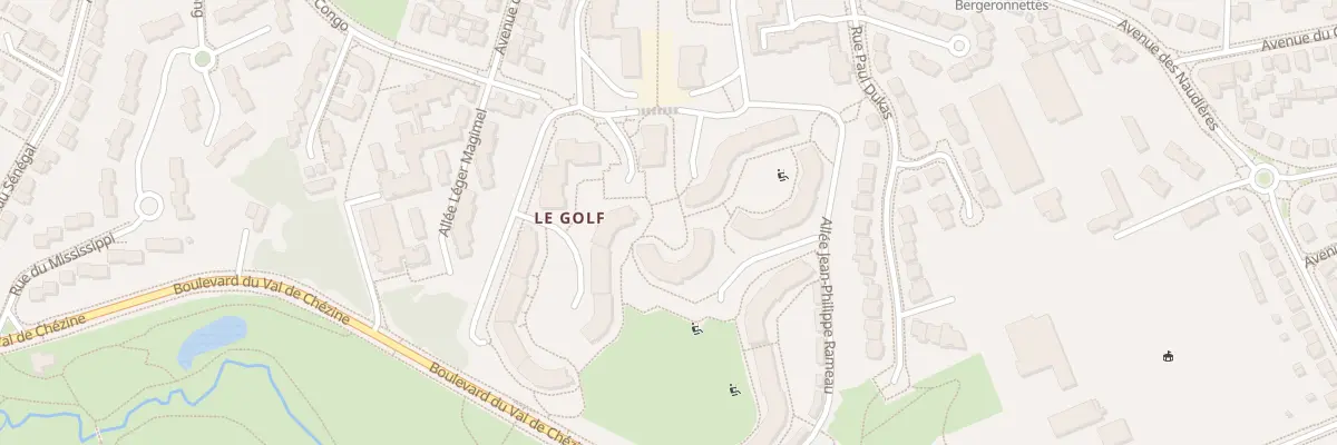 Plan du 5 All Jean Sébastien Bach à Saint-Herblain
