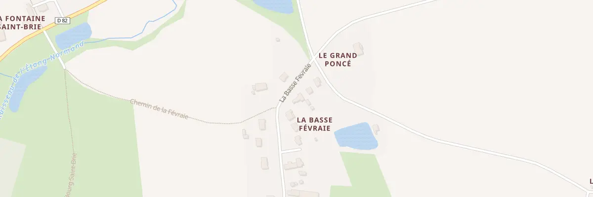 Plan du 742 La Basse Fevraie au Petit-Fougeray
