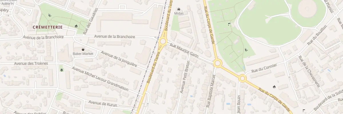 Plan du 15 Rue Maurice Garin à Nantes