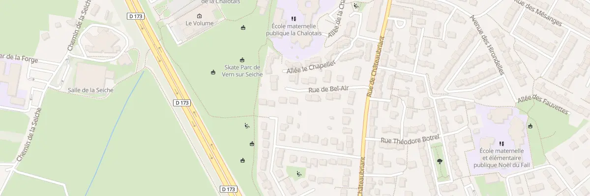 Plan du 9B Rue de Bel Air à Vern-sur-Seiche