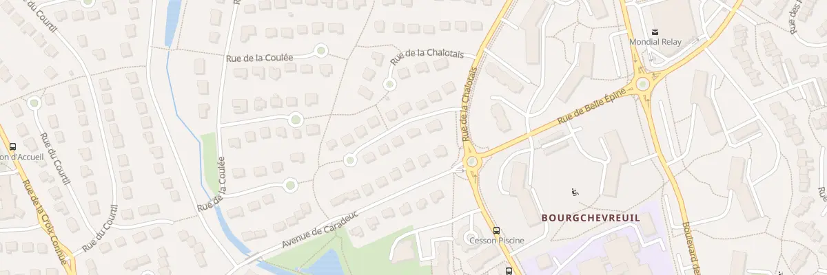 Plan du 13 Rue de la Chalotais à Cesson-Sévigné