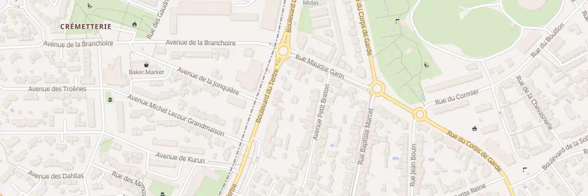 Plan du 19 Bd du Tertre à Nantes