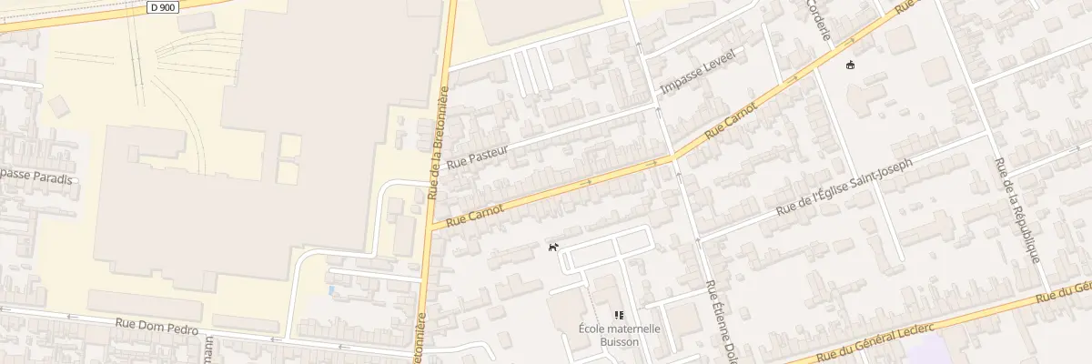 Plan du 27 Rue Carnot - Tourlaville à Cherbourg-en-Cotentin