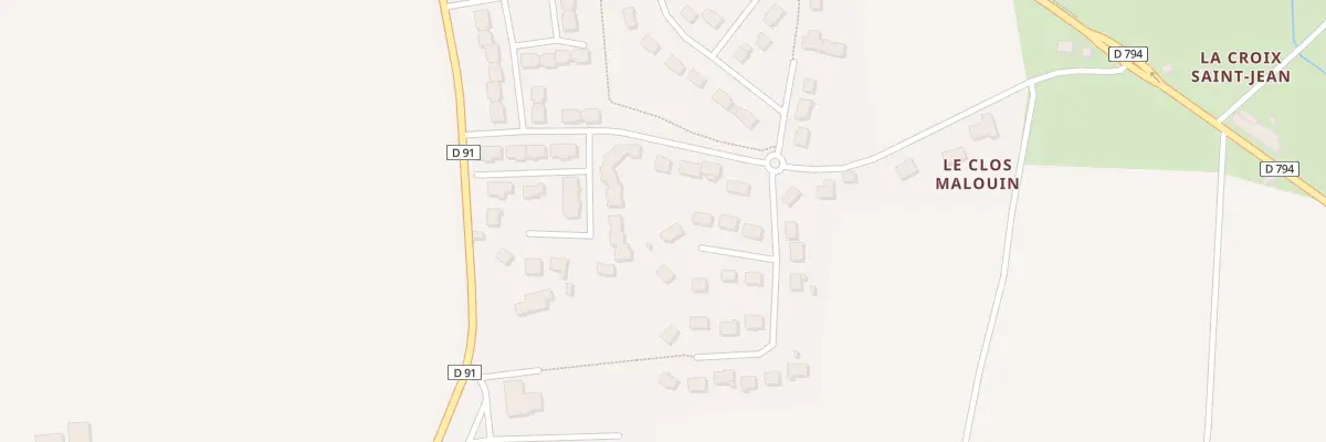 Plan du 8 Lot de Bellevue à Marcillé-Raoul