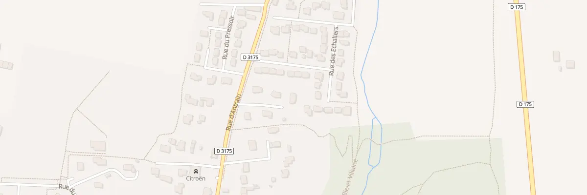 Plan du 5 Rue du Champ Devant à Saint-Aubin-d’Aubigné