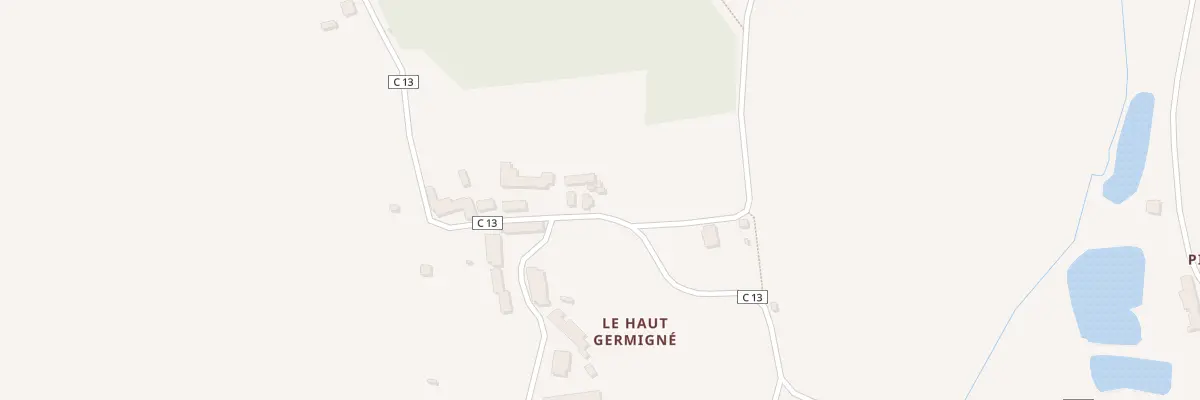 Plan du 5757 Le Haut Germigné à Ercé-en-Lamée