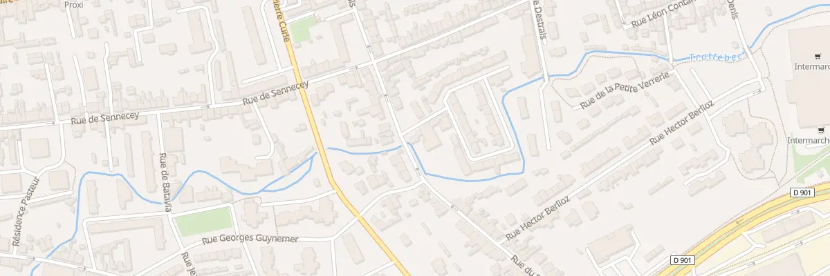 Plan du 65 Rue du Bois - Tourlaville à Cherbourg-en-Cotentin