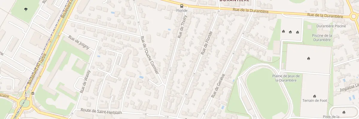 Plan du 25 Rue de Thoiry à Nantes