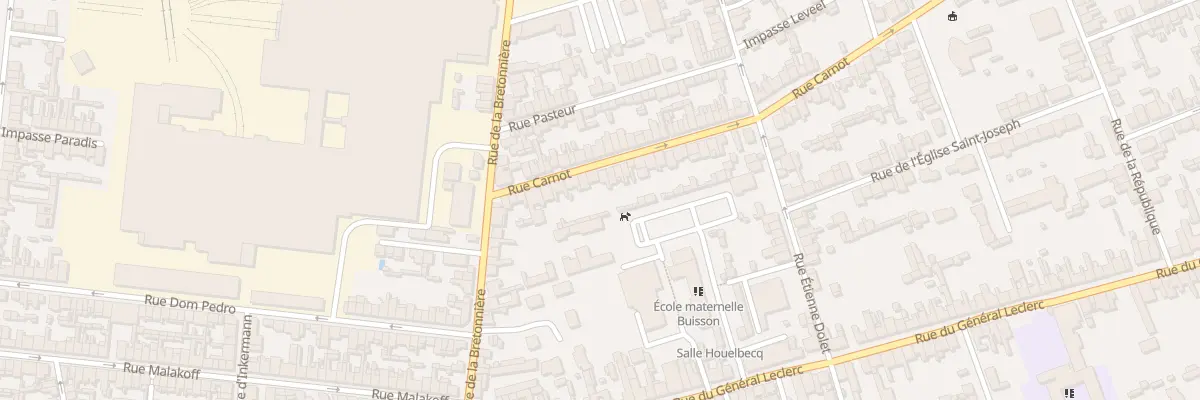 Plan du 16 Rue Carnot - Tourlaville à Cherbourg-en-Cotentin