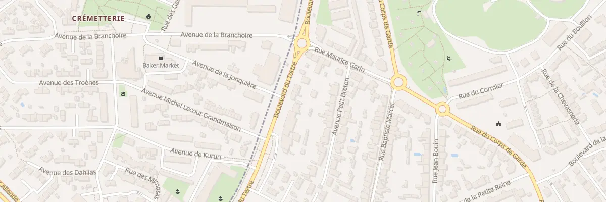 Plan du 23 Bd du Tertre à Nantes