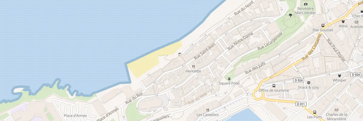 Plan du 33 Rue Saint-jean à Granville