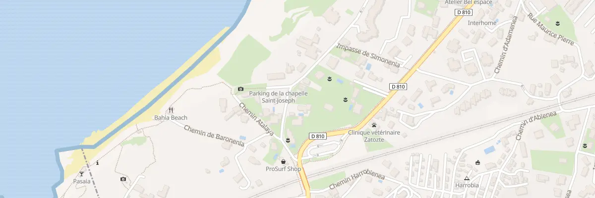 Plan du 31 Che de Parlamentia à Bidart