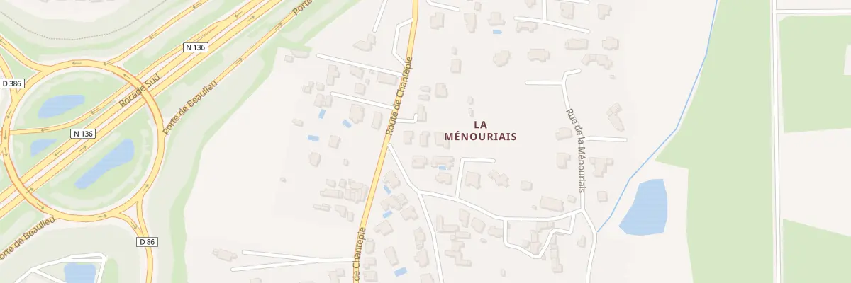 Plan du 1 Rue de la Ménouriais à Cesson-Sévigné