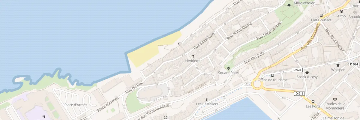 Plan du 22 Rue Saint-jean à Granville