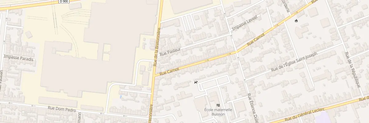 Plan du 21 Rue Carnot - Tourlaville à Cherbourg-en-Cotentin
