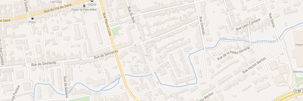 Plan du 47 Rue du Bois - Tourlaville à Cherbourg-en-Cotentin