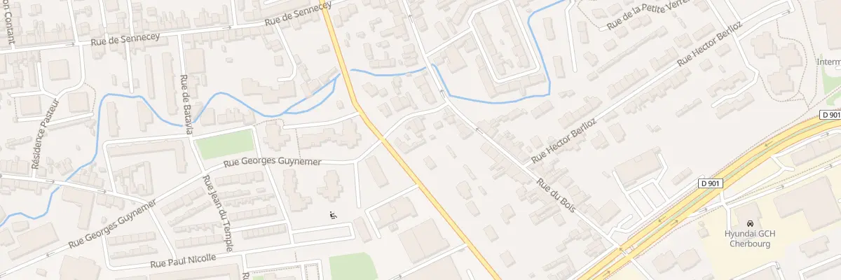 Plan du 66 Rue Georges Guynemer Cherbourg à Cherbourg-en-Cotentin