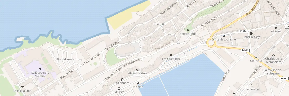 Plan du 18 Pl du Parvis Notre-dame à Granville