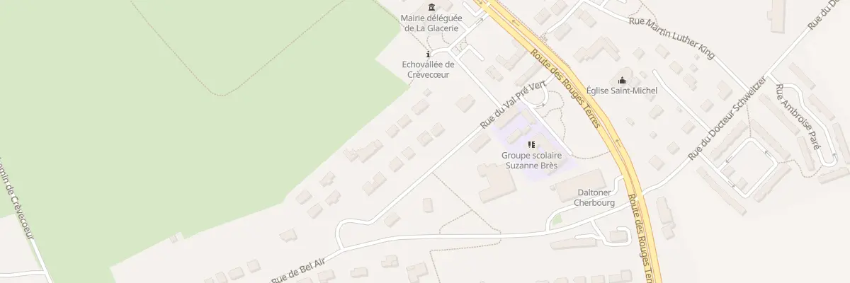 Plan du 6 Rue du Val Pre Vert - Glacerie à Cherbourg-en-Cotentin