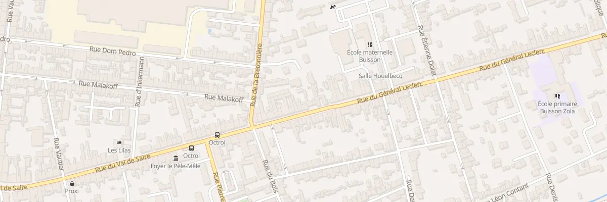 Plan du 21 Rue Gal Leclerc - Tourlaville à Cherbourg-en-Cotentin