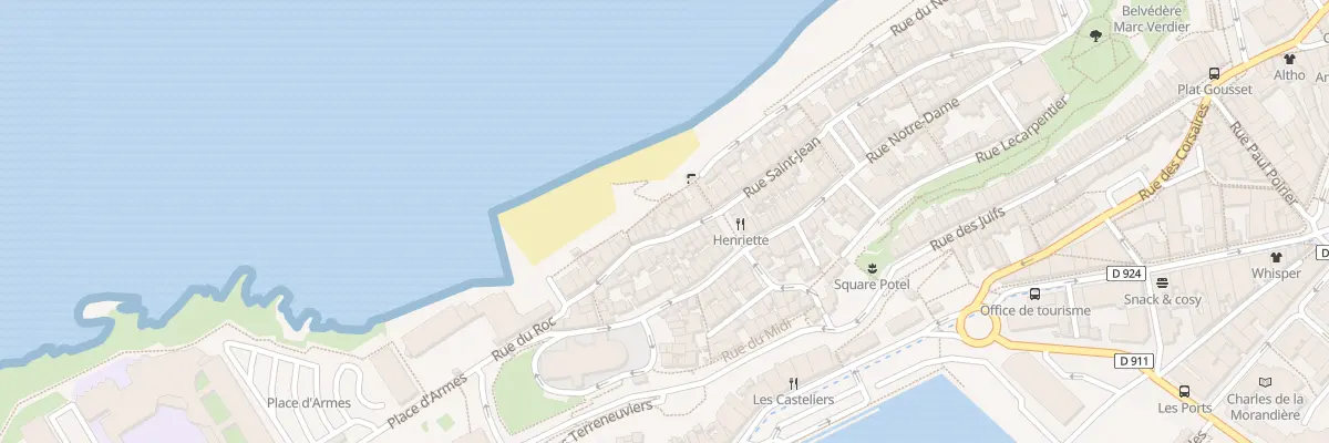 Plan du 25 Rue Saint-jean à Granville