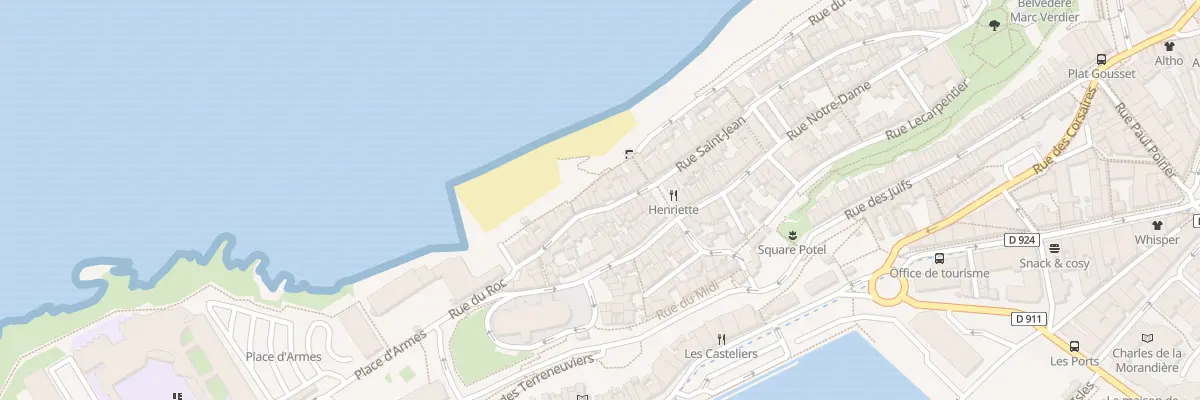 Plan du 23 Rue Saint-jean à Granville