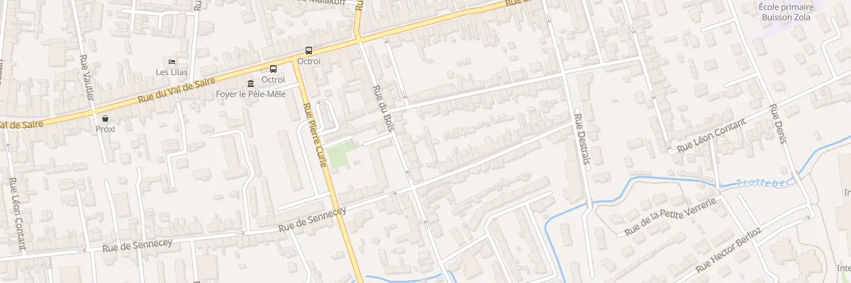 Plan du 25B Rue du Bois - Tourlaville à Cherbourg-en-Cotentin