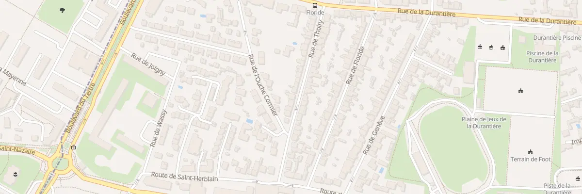 Plan du 30 Rue de Thoiry à Nantes