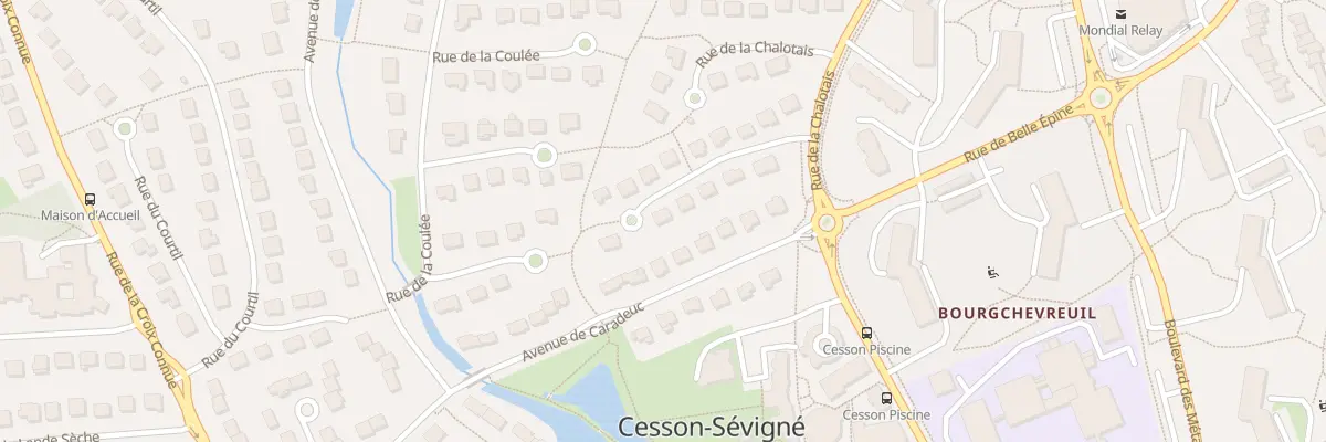 Plan du 19 Rue de la Chalotais à Cesson-Sévigné