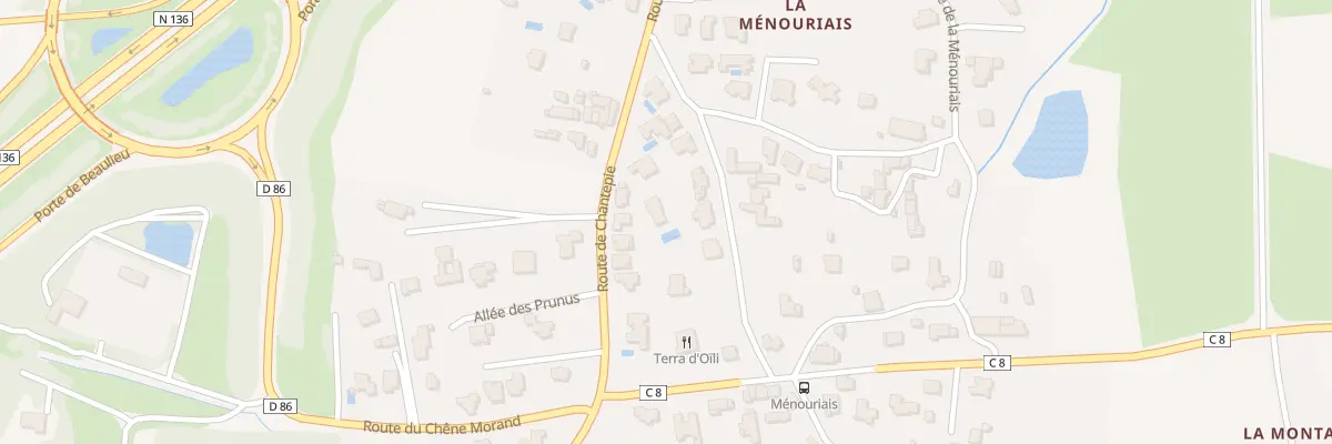 Plan du 2D Rue de la Ménouriais à Cesson-Sévigné