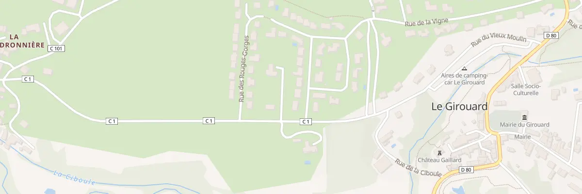 Plan du 3 Rue des Hirondelles au Girouard