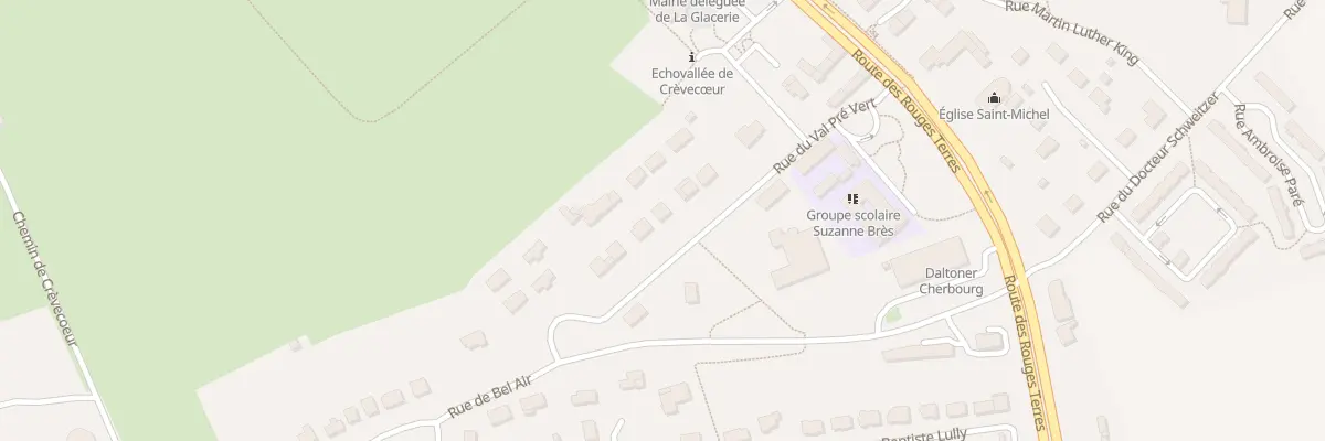 Plan du 10A Rue du Val Pre Vert - Glacerie à Cherbourg-en-Cotentin