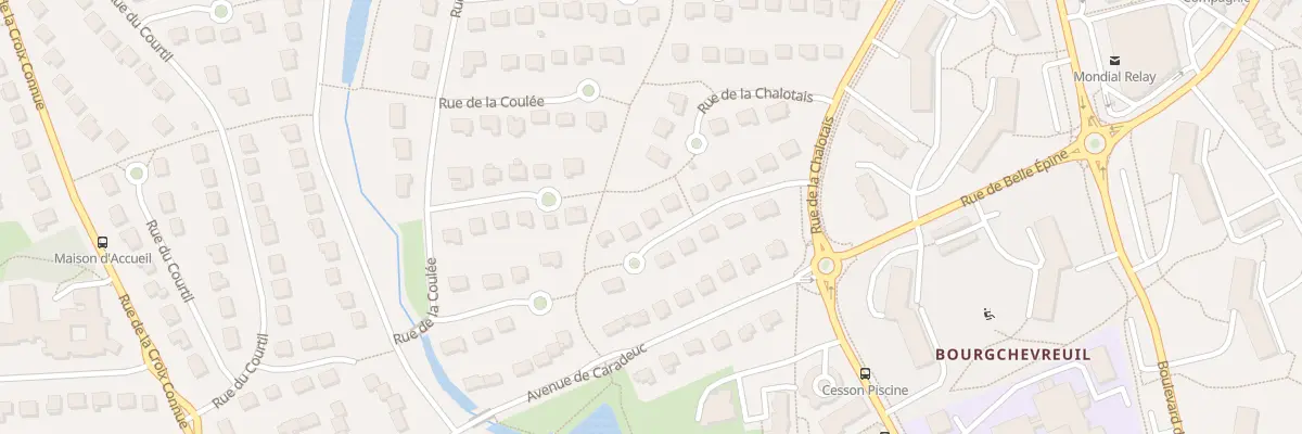 Plan du 27 Rue de la Chalotais à Cesson-Sévigné