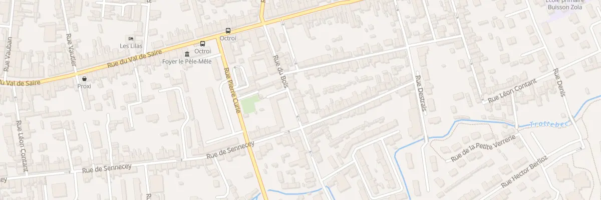 Plan du 25 Rue du Bois - Tourlaville à Cherbourg-en-Cotentin
