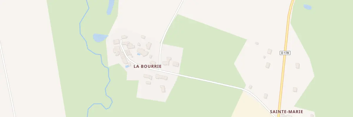 Plan du 2 La Bourrie à Legé