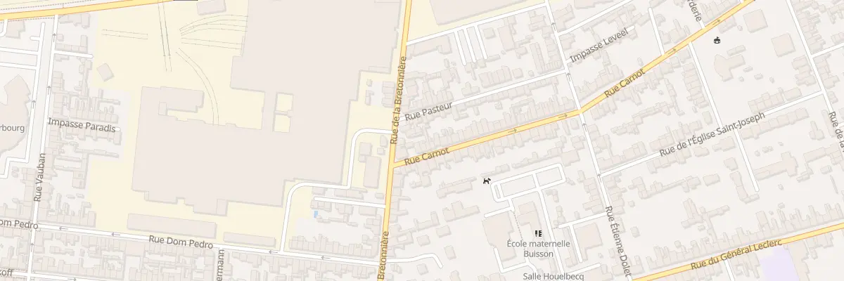 Plan du 7 Rue Carnot - Tourlaville à Cherbourg-en-Cotentin