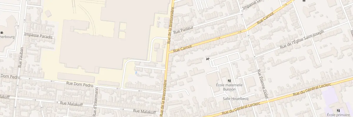 Plan du 4 Rue Carnot - Tourlaville à Cherbourg-en-Cotentin