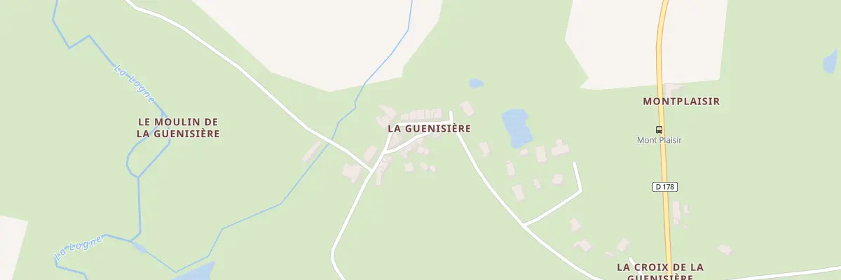 Plan du 1 La Gueniziere à Legé