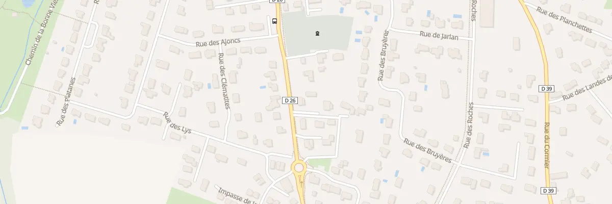 Plan du 11 Rue de la vertière à Grandchamp-des-Fontaines