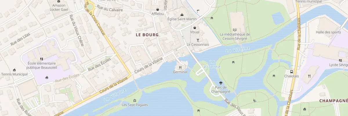 Plan du 9 Crs de la Vilaine à Cesson-Sévigné