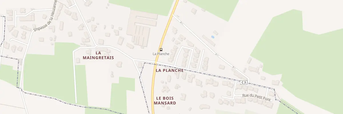 Plan du 3 Rue de l’Orée du Bois à Chantepie