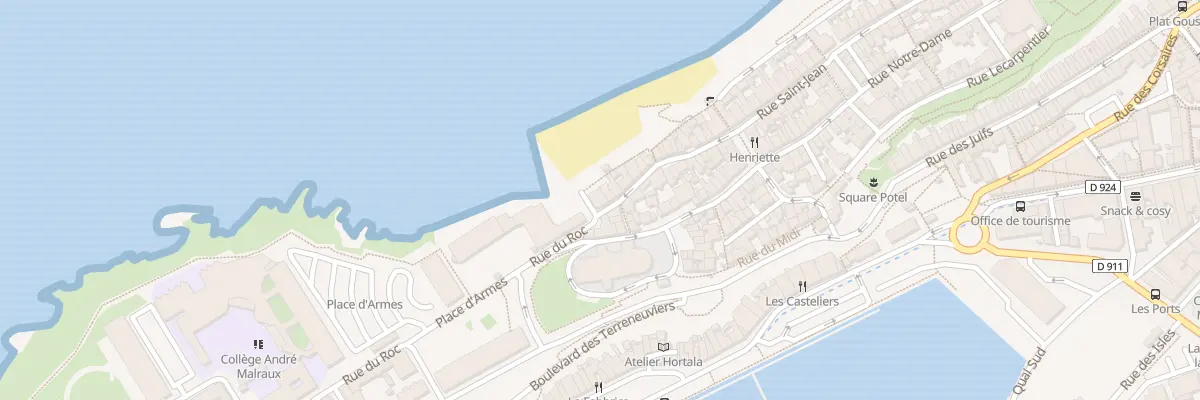 Plan du 1B Rue Saint-jean à Granville