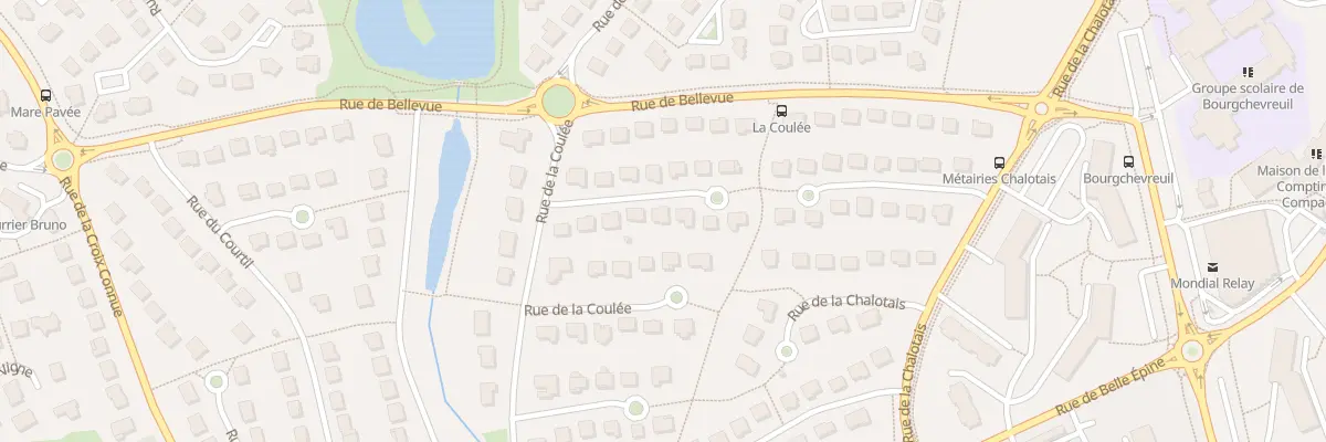Plan du 70 Rue de la Coulée à Cesson-Sévigné