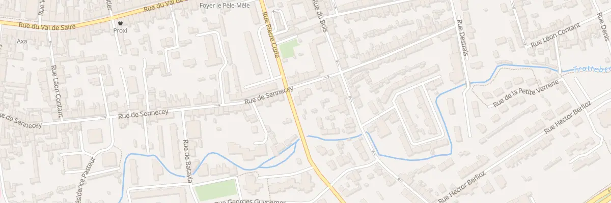 Plan du 104 Rue de Sennecey à Cherbourg-en-Cotentin