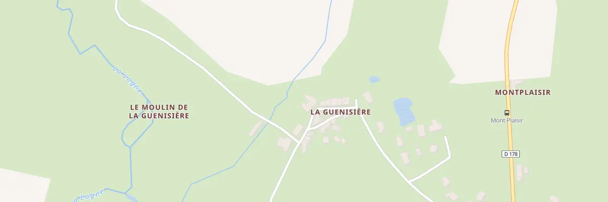 Plan du 24 La Gueniziere à Legé