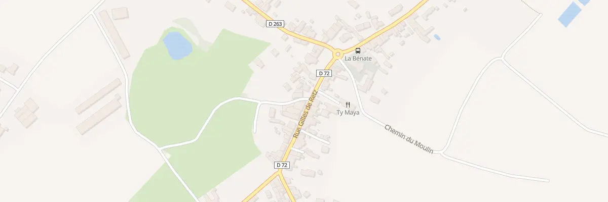 Plan du 16 Rue gilles de retz à Corcoué-sur-Logne