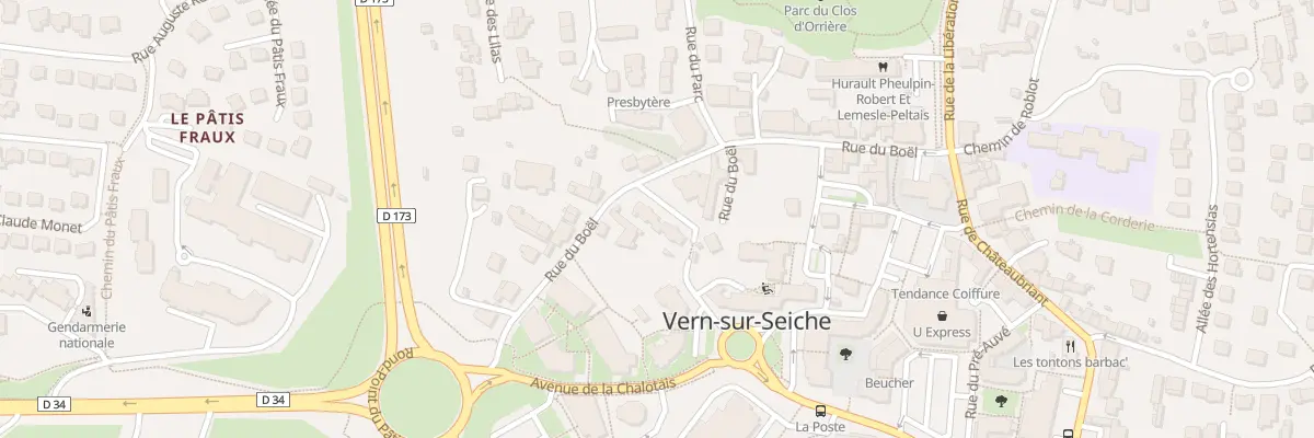 Plan du 11 Rue du Boël à Vern-sur-Seiche
