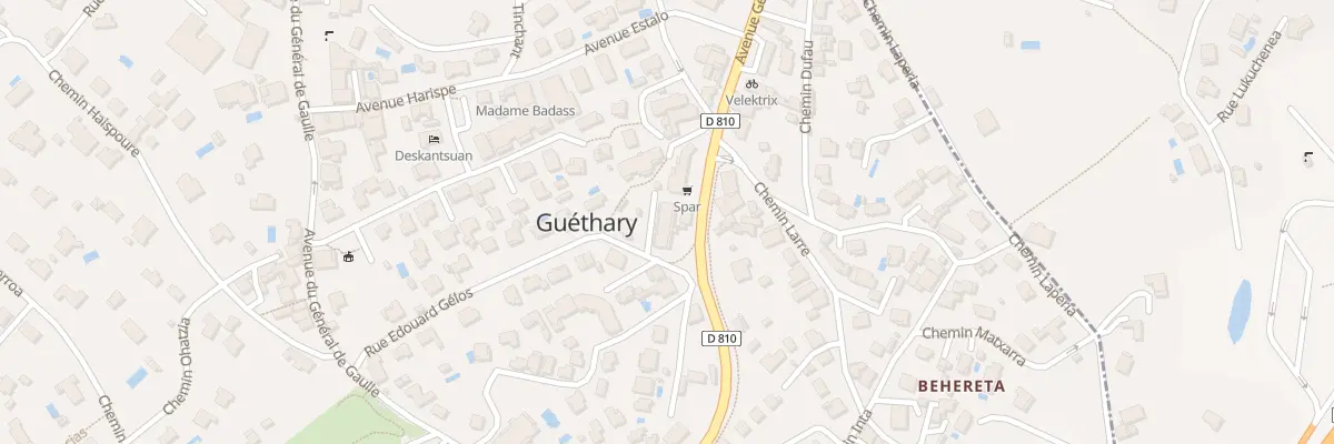 Plan du 278 Av Getaria à Guéthary
